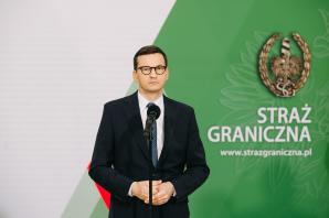 [VIDEO] Premier po odprawie ze Strażą Graniczną: Polskiej granicy będziemy bronili z całą determinacją